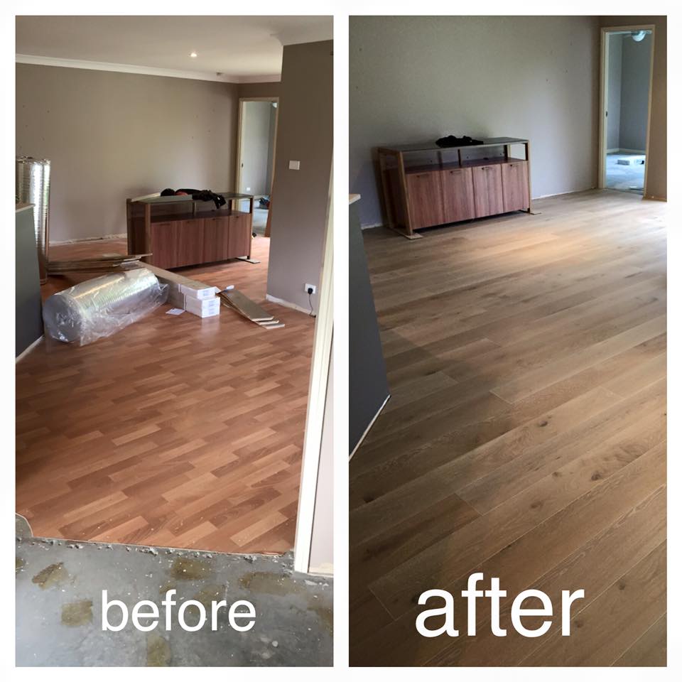 before and after flooring1